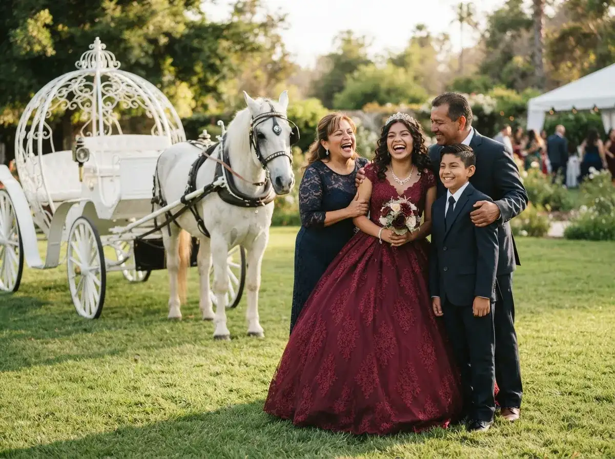 Quinceañera carriage
